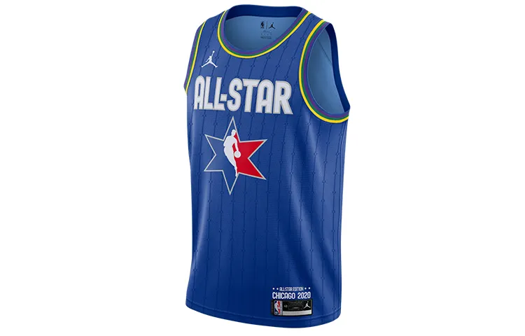 Jordan NBAAll Star Edition Swingman Jersey Giannis Antetokounmpo Basketball Jersey Men's Blue