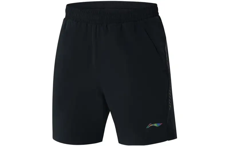 Li Ning Badminton Collection Casual Shorts Men's Black Moderate