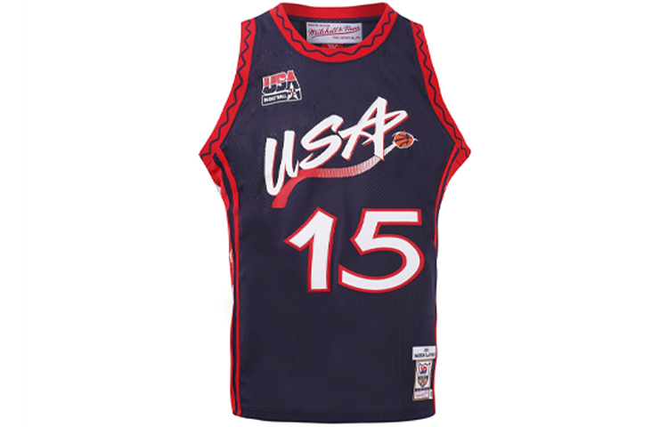 Mitchell Ness Basketball Jersey Men’s Navy Blue