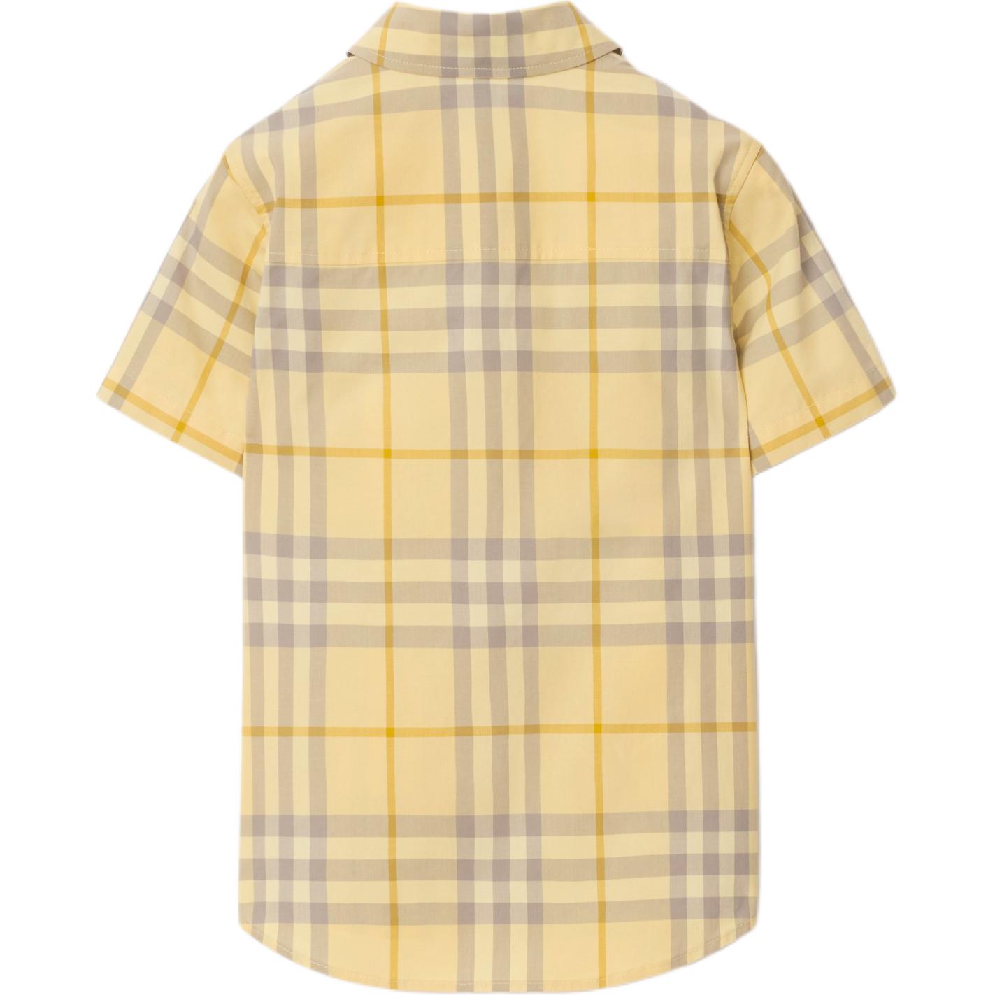 Рубашка Burberry (желтая) — фото 2