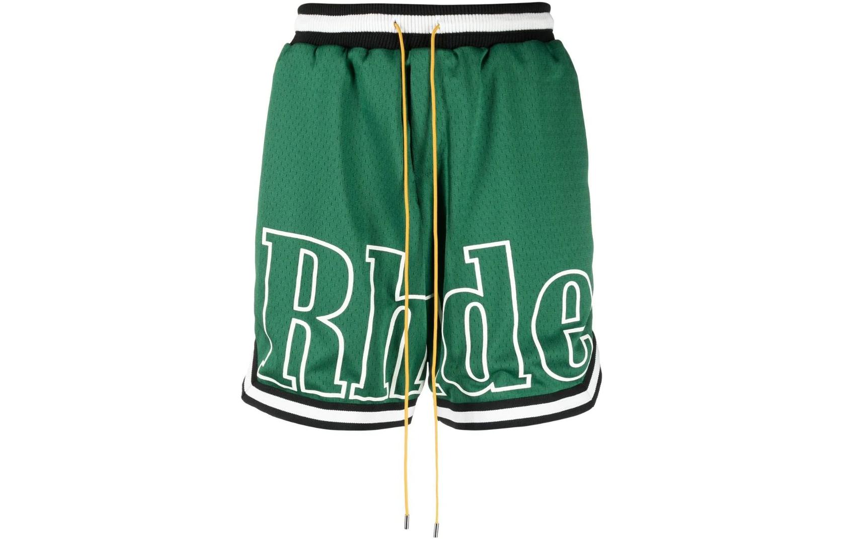 Штаны RHUDE SS22 Logo (зеленые)