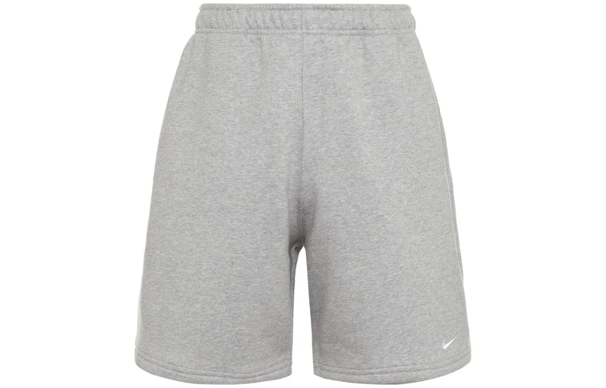 Nike Solo Swoosh Casual Shorts Unisex Gray