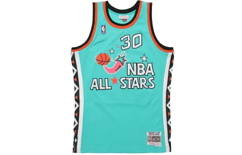 Mitchell & Ness retro sports jersey SW fan version 1996 All-Star Game Scottie Pippen basketball vest same style for men and women blue