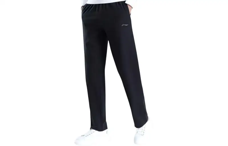 Li Ning Casual Pants Men's Standard Black
