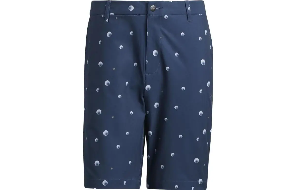 Adidas Casual Shorts Men's Dark Blue Moderate Straight Fit Pants