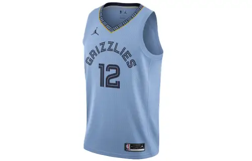 Jordan Morant Basketball Jersey Men's Blue