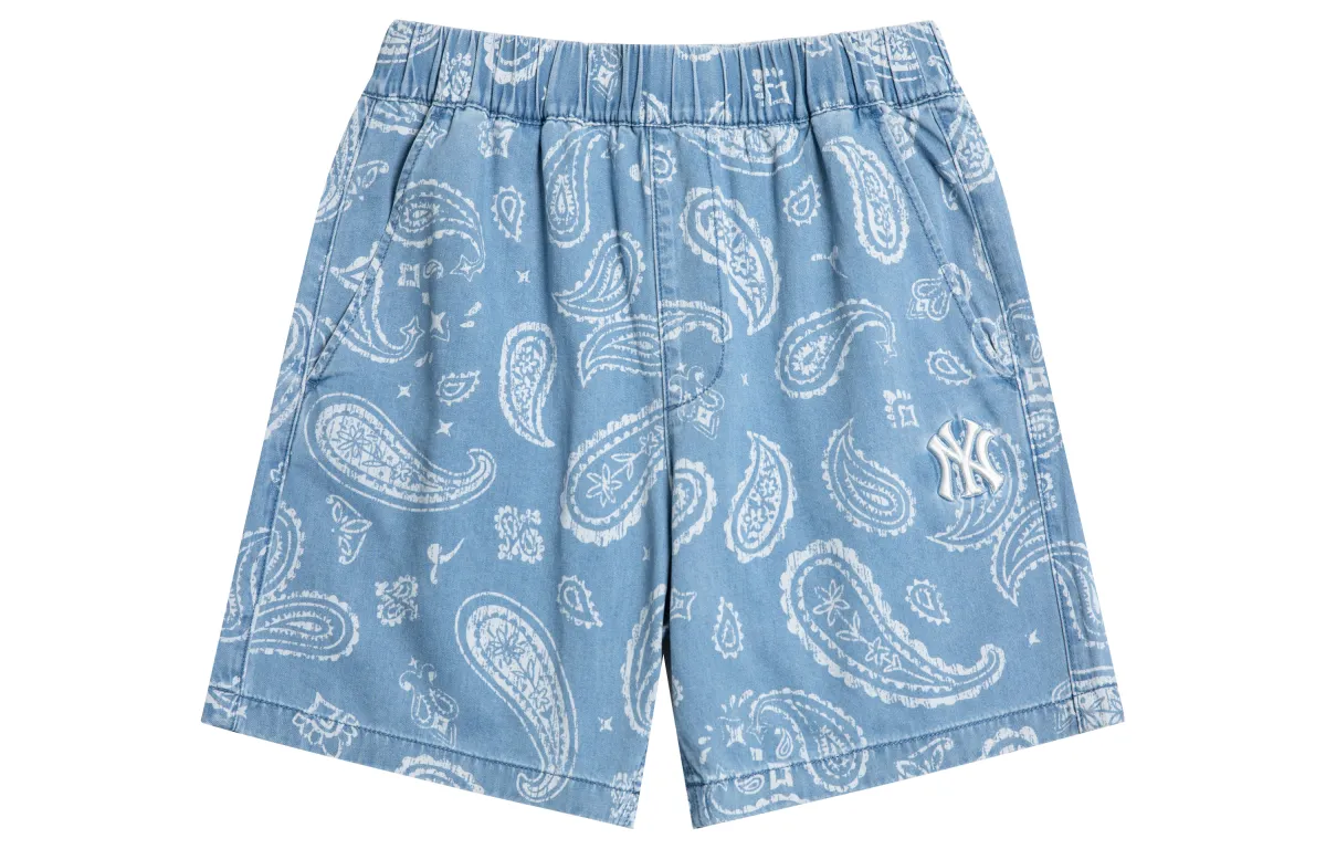 MLB New York Yankees Casual Shorts Men's Light Blue Moderate