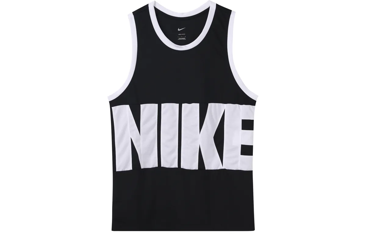 Nike Basketball Jerseys Men's Black Moderate Straight Fit