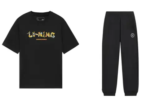Li Ning Casual Sportswear Men's Crew Neck Moderate