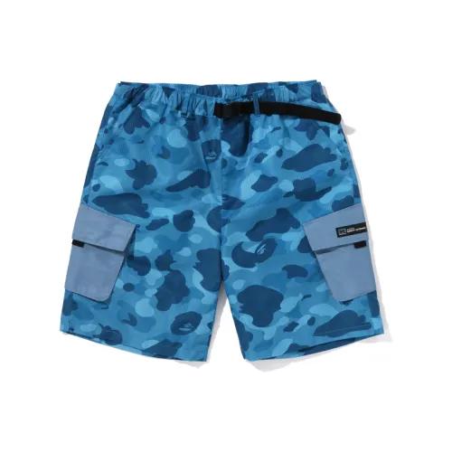 Bape Honeycomb Camo Cargo Shorts