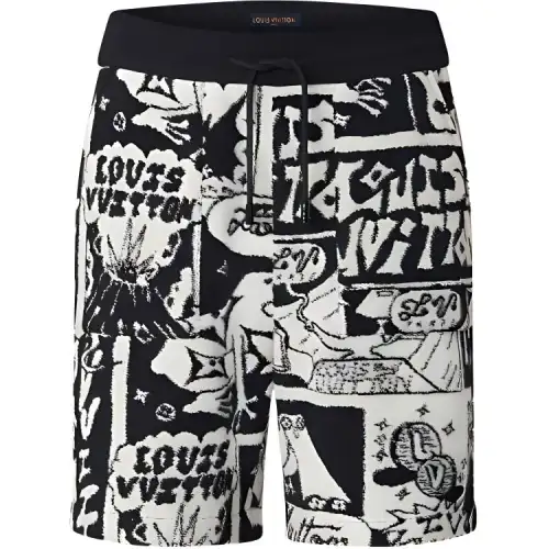LOUIS VUITTON Casual Shorts Men's Black
