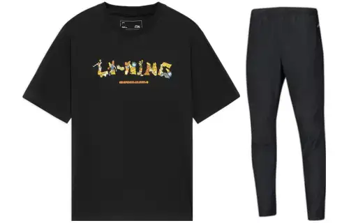 Li Ning Casual Sportswear Men's Black Moderate