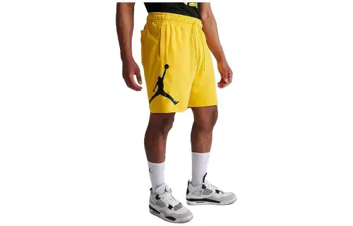 Jordan Casual Shorts Men's Yellow Thin