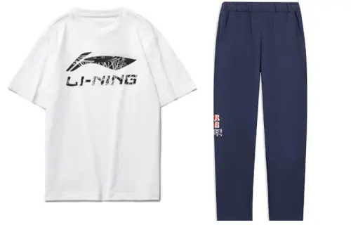 Li Ning Casual Sportswear Men's Crew Neck Moderate