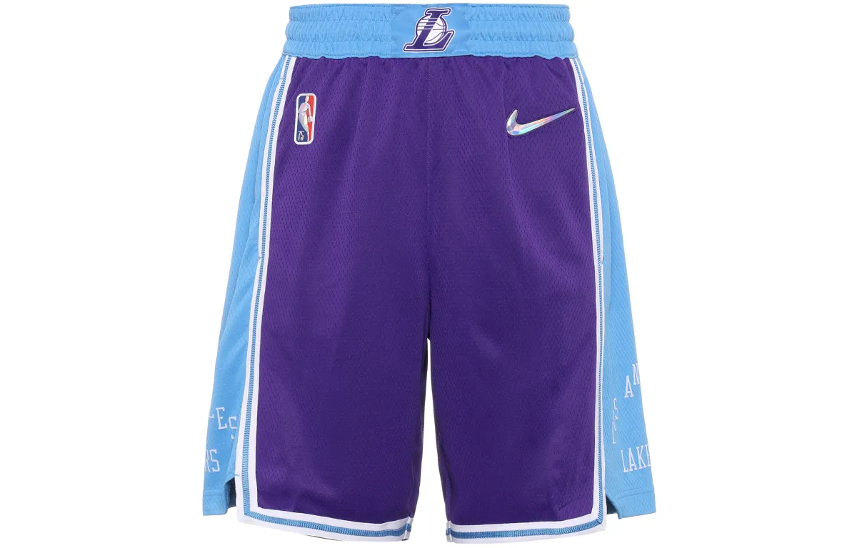 Nike Nba Swingman Los Angeles Lakers City Edition Dri Fit Shorts