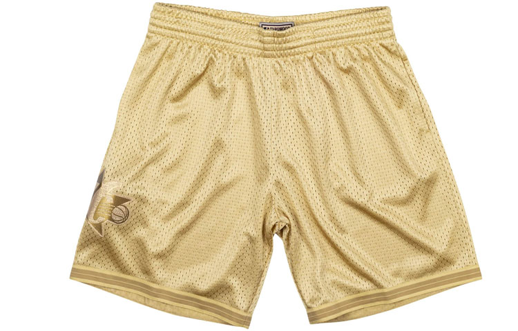 Mitchell Ness Basketball Shorts Men’s Gold Moderate Other