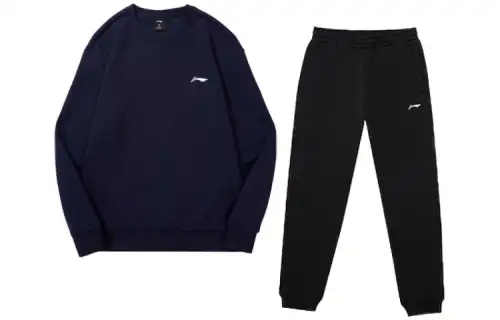 Li Ning Casual Sportswear Men's Crew Neck Moderate