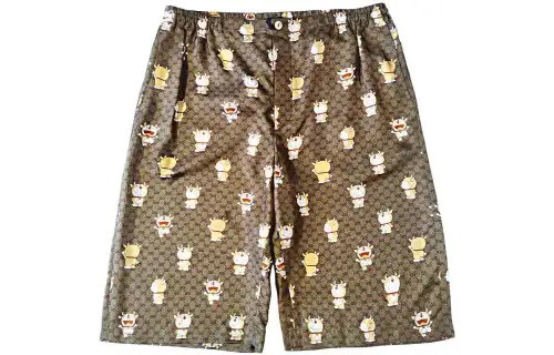 GUCCI Casual Shorts Men's Beige Moderate