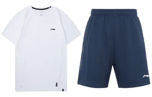 Li Ning Casual Sportswear Men's Crew Neck Moderate
