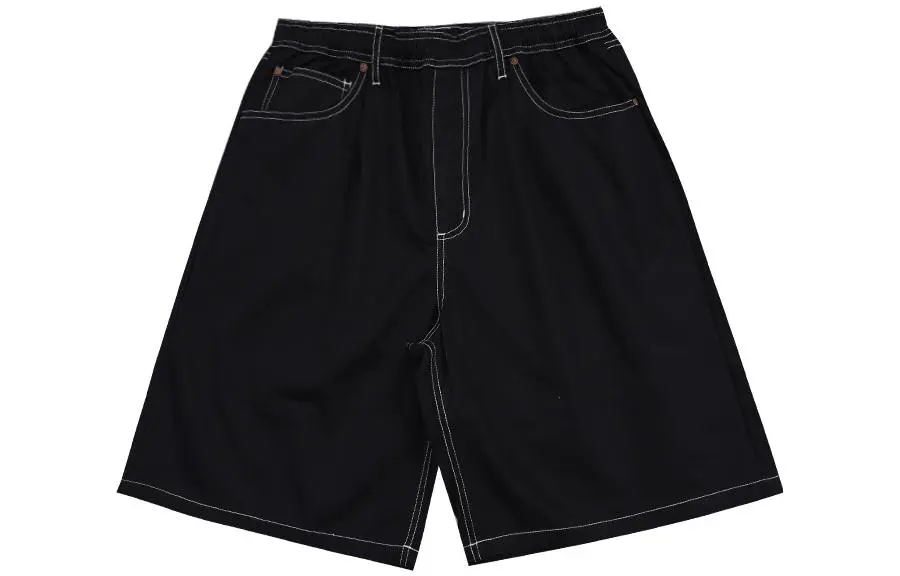 Converse Casual Shorts Men's Black Moderate Straight Fit Pants
