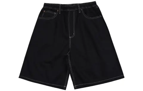 Converse Casual Shorts Men's Black Moderate Straight Fit Pants