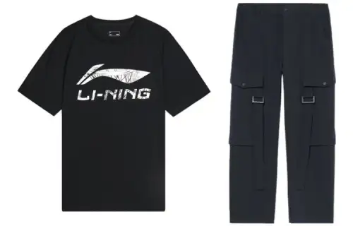 Li Ning Casual Sportswear Men's Crew Neck Moderate