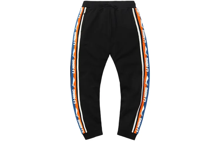 Li Ning Sports Pants Men's New Standard Black 3