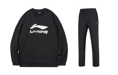 Li Ning Casual Sportswear Men's Crew Neck Moderate