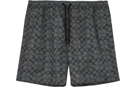COACH Men Signature Swim Trunks