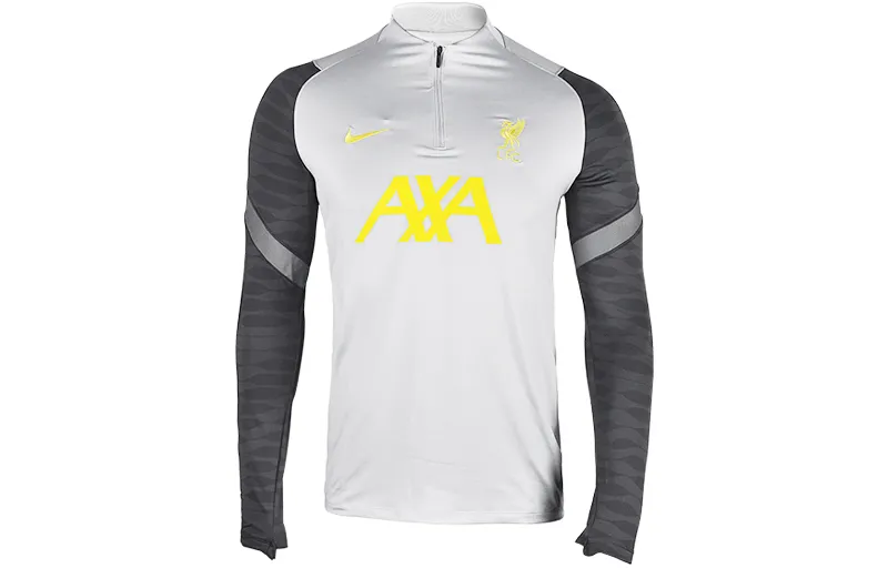Nike Liverpool Soccer Jerseys Men's Light Gray Moderate