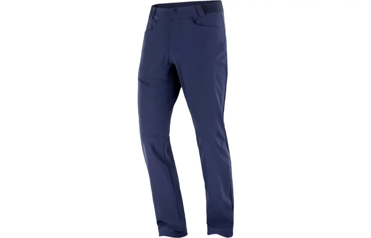 SALOMON WAYFARER Casual Pants Men's Marine Blue