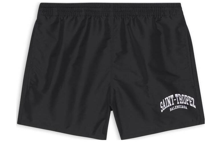 Balenciaga FW22 Casual Shorts Regular Fit Men's Black