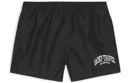 Balenciaga FW22 Casual Shorts Regular Fit Men's Black