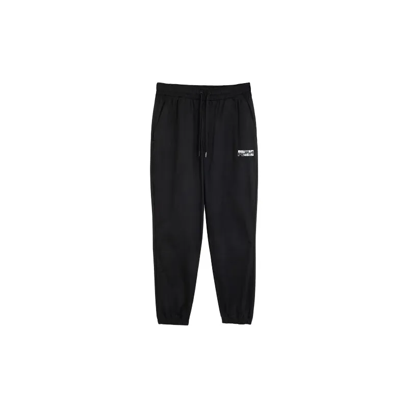 PUMA Casual Pants Men's Black Moderate Cuffed Pants