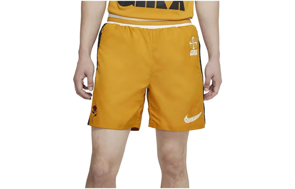 Nike Casual Shorts Men's Yellow Moderate
