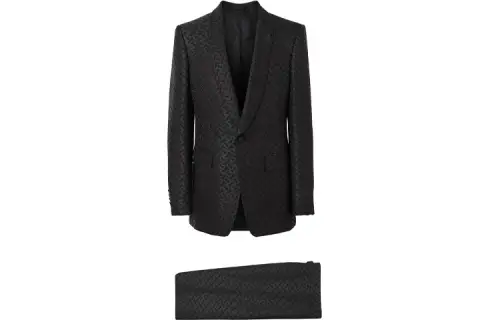 Burberry Business Suits Men's Lapel Moderate