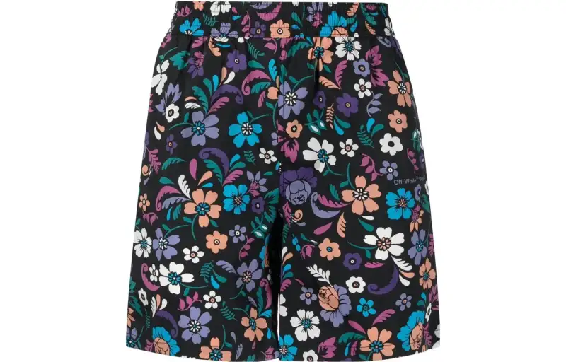 OFF-WHITE Flowers Surfer Swim Shorts
