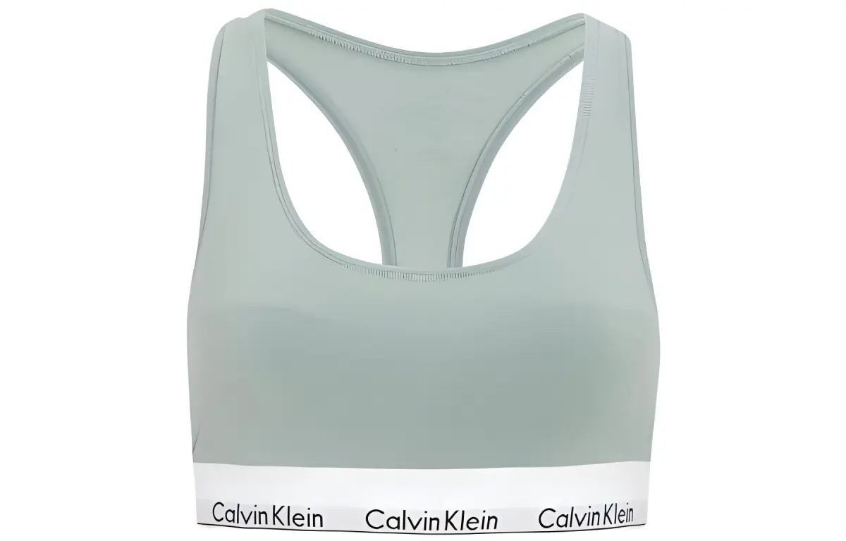 CALVIN KLEIN Modern Gravity Belt Tank Top Women's Light Green
