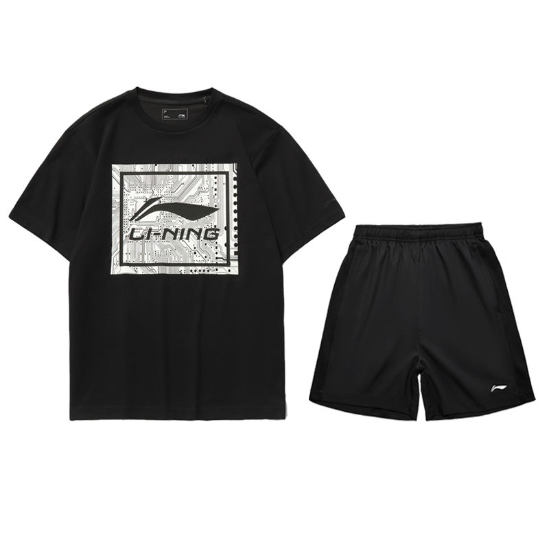 Li Ning Sports Life Collection Casual Sportswear Men’s Black