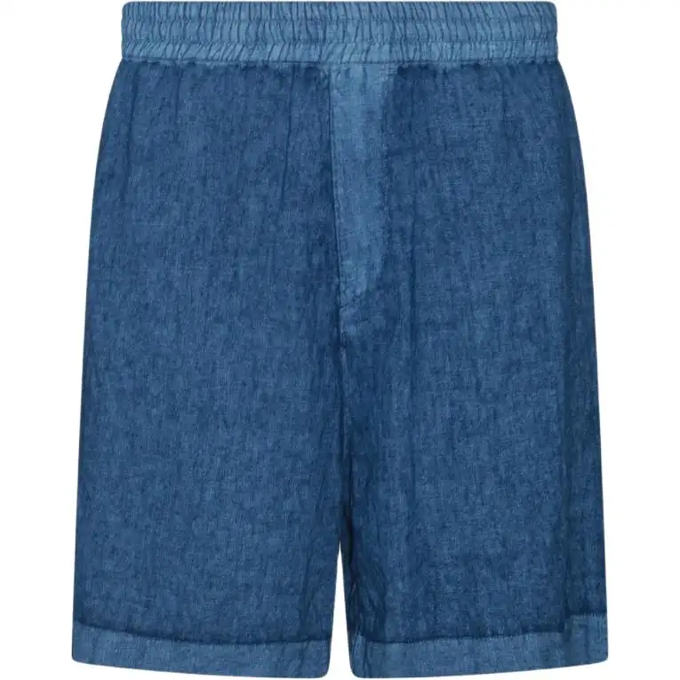 Burberry Equestrian Knight Motif Turn Up Cuff Shorts