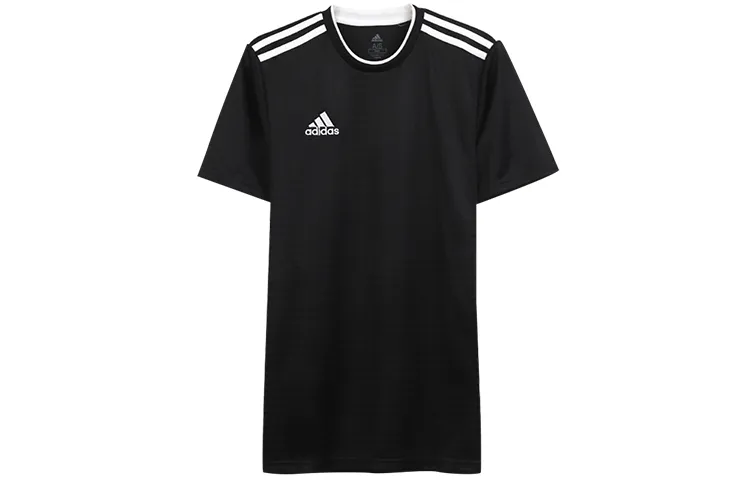 Adidas Soccer Jerseys Men's Black Moderate Straight Fit