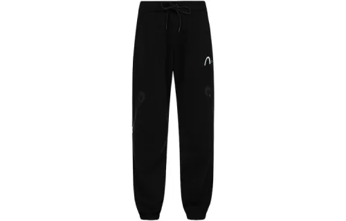EVISU Casual Pants Men's Black Moderate Cuffed Pants