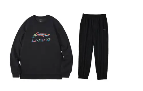 Li Ning Casual Sportswear Men's Crew Neck Moderate