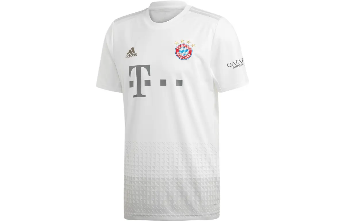 Adidas Bayern Munich Black Soccer Jersey Fan Edition Men's White