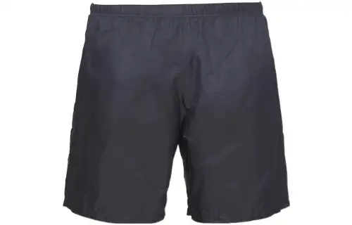 Prada logo patch recycled nylon swim shorts