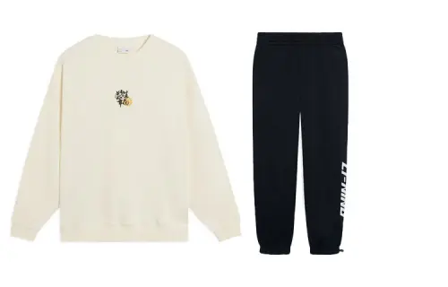 Li Ning Casual Sportswear Men's Crew Neck Moderate