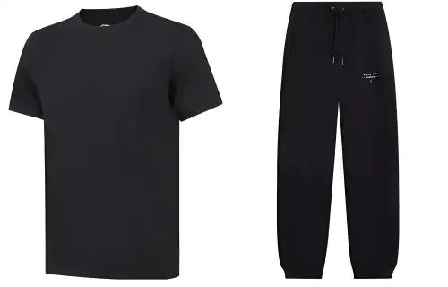 Li Ning Casual Sportswear Men's Crew Neck Moderate
