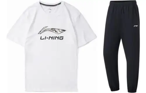 Li Ning Casual Sportswear Men's Crew Neck Moderate