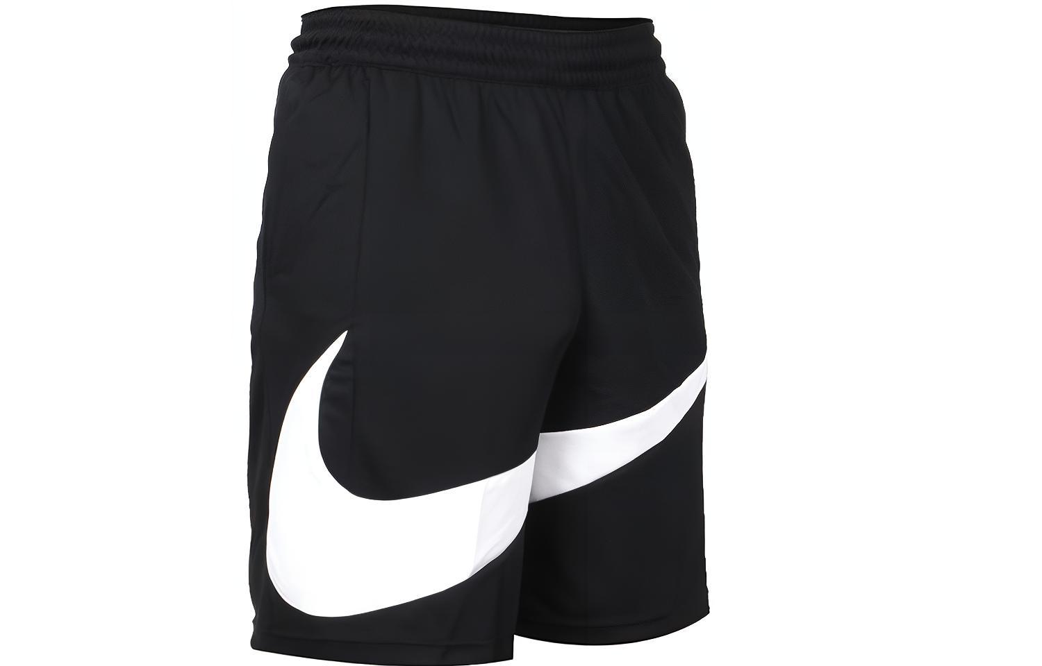Nike Sports breathable basketball black trousers, with your logo imprint, loose straight fit