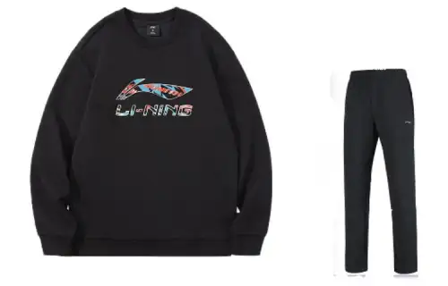 Li Ning Casual Sportswear Men's Crew Neck Moderate